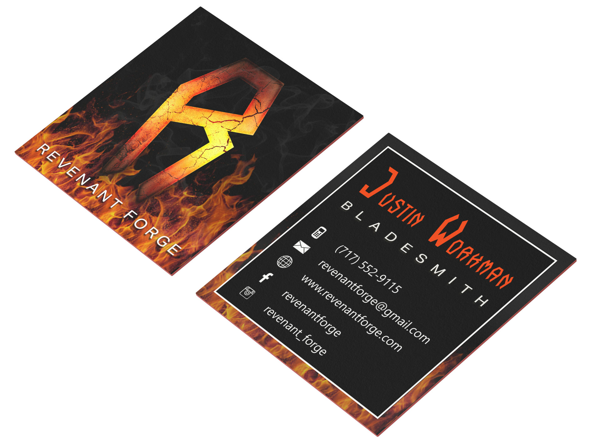 Revenant Forge Business Cards