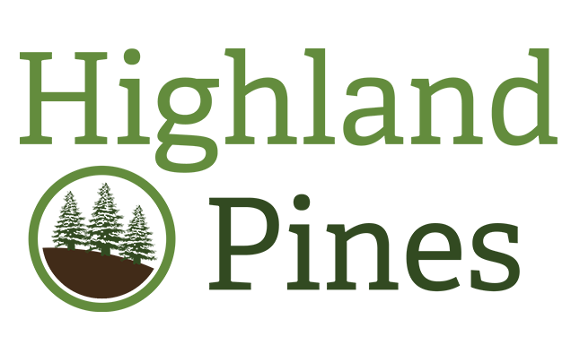 Highland Pines logo design
